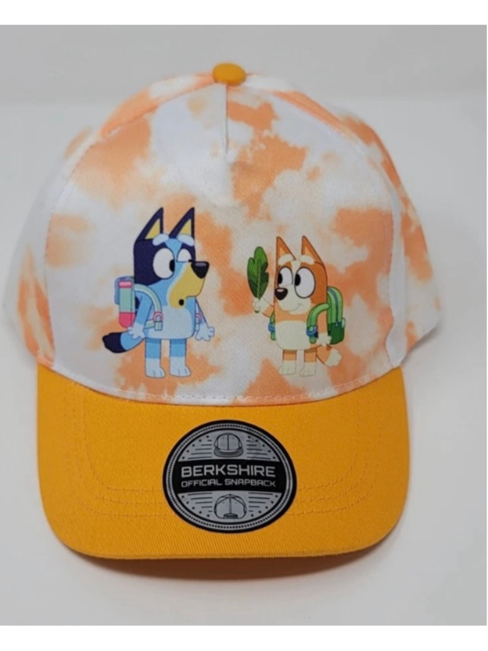 NEW Berkshire Snapback Bluey/Bingo Toddler Child Hat Cap Tie Dye